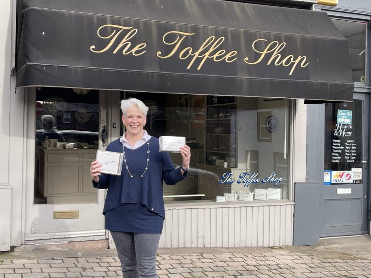 Kathryn Graves outside the Toffee Shop