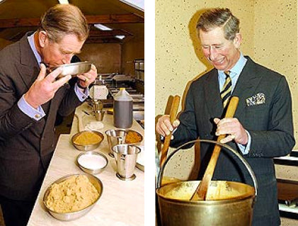 Prince Charles (Now King Charles) at the Toffee Shop in 2003