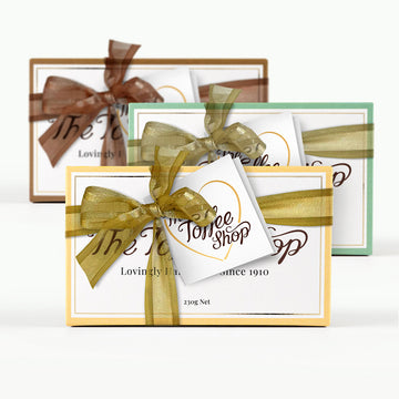 The Toffee Shop - Gift Wrapped Boxes of Butter Fudge & Butter Toffee